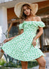 Boho Gingham Mini Dress Charlotte